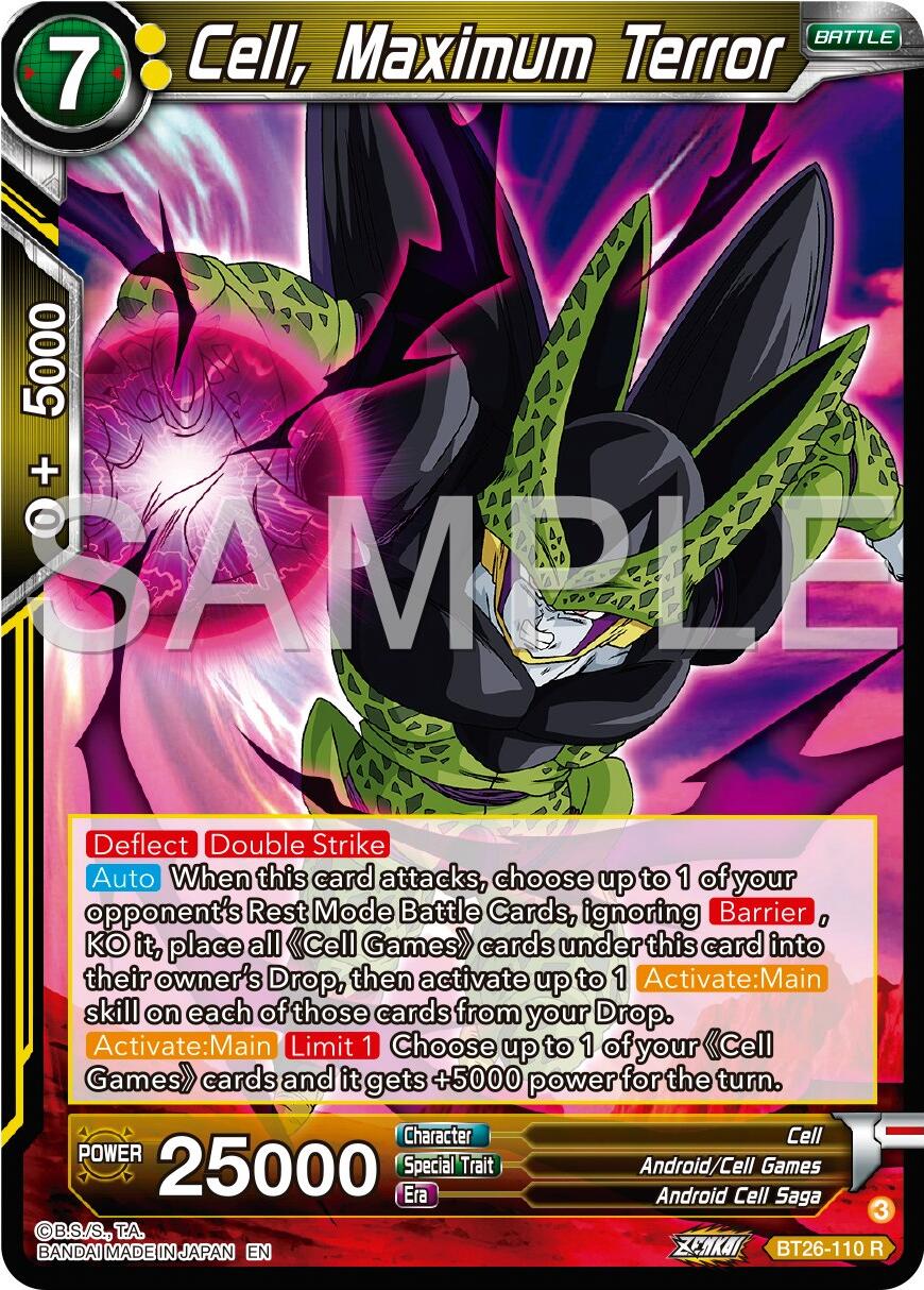 Cell, Maximum Terror (BT26-110) [Ultimate Advent] | Shuffle n Cut Hobbies & Games