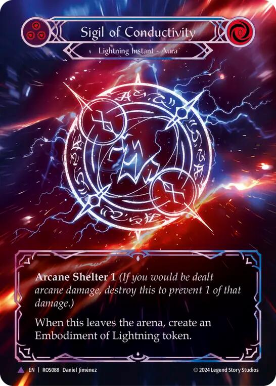 Sigil of Conductivity (Marvel) [ROS088] (Rosetta)  Cold Foil | Shuffle n Cut Hobbies & Games