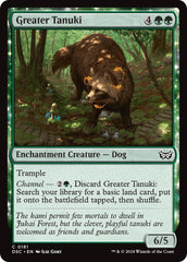 Greater Tanuki [Duskmourn: House of Horror Commander] | Shuffle n Cut Hobbies & Games