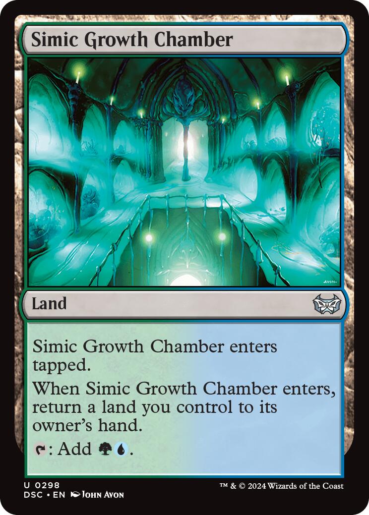 Simic Growth Chamber [Duskmourn: House of Horror Commander] | Shuffle n Cut Hobbies & Games