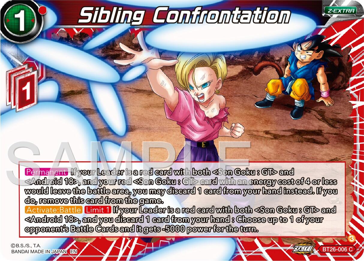 Sibling Confrontation (BT26-006) [Ultimate Advent] | Shuffle n Cut Hobbies & Games