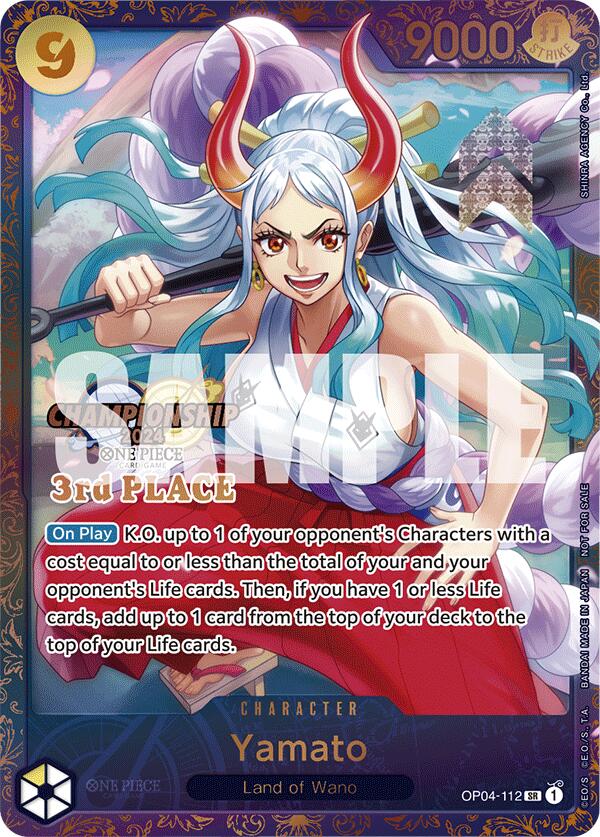 Yamato (Championship 2024 Finals 3rd Place) [One Piece Promotion Cards] | Shuffle n Cut Hobbies & Games