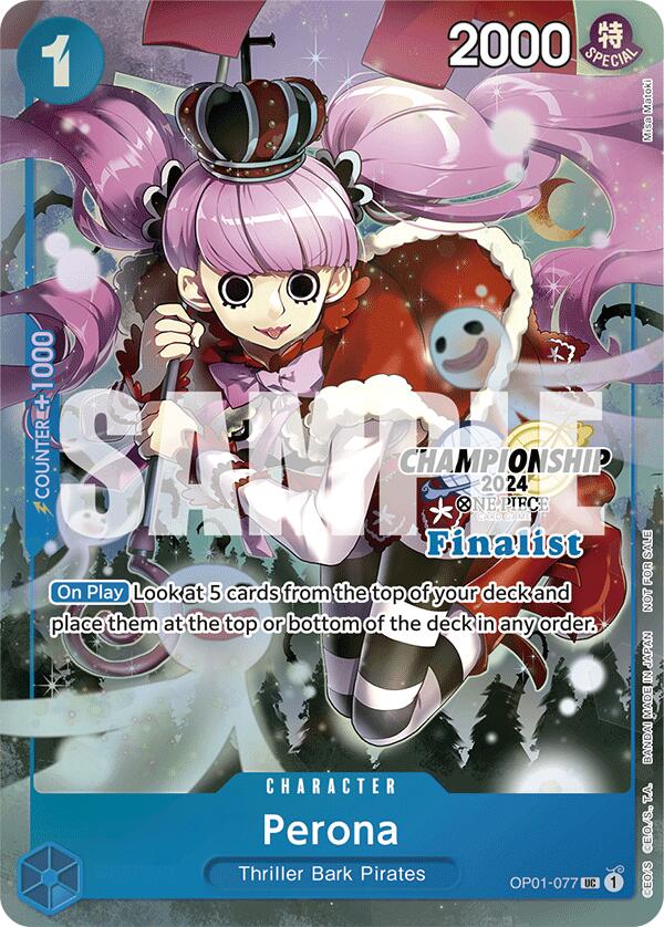 Perona (Championship 2024 Finalist Card Set) [One Piece Promotion Cards] | Shuffle n Cut Hobbies & Games