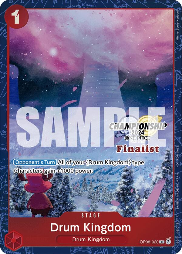 Drum Kingdom (Championship 2024 Finalist Card Set) [One Piece Promotion Cards] | Shuffle n Cut Hobbies & Games