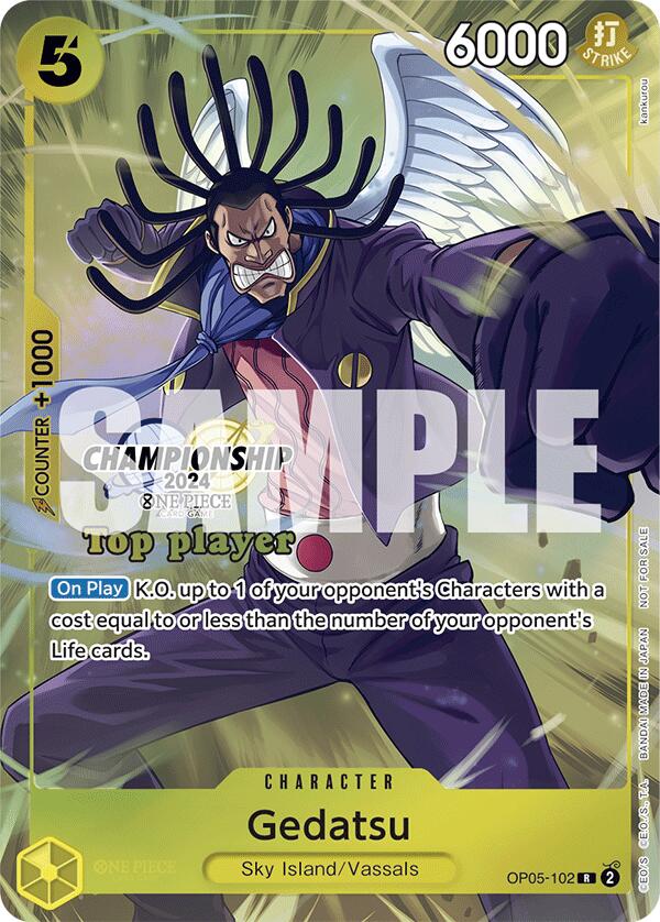 Gedatsu (Championship 2024 Top Player Pack) [One Piece Promotion Cards] | Shuffle n Cut Hobbies & Games