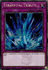 Torrential Tribute [MP24-EN010] Quarter Century Secret Rare | Shuffle n Cut Hobbies & Games