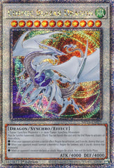 Cosmic Blazar Dragon [MP24-EN029] Quarter Century Secret Rare | Shuffle n Cut Hobbies & Games