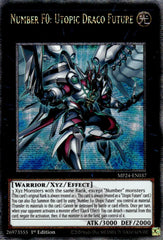 Number F0: Utopic Draco Future [MP24-EN037] Quarter Century Secret Rare | Shuffle n Cut Hobbies & Games