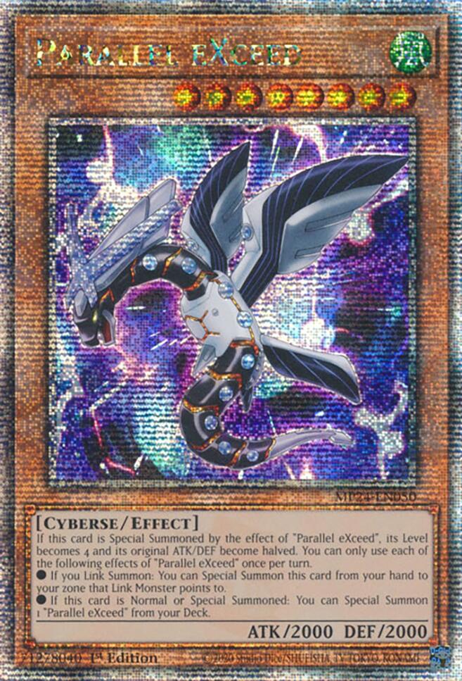 Parallel eXceed [MP24-EN050] Quarter Century Secret Rare | Shuffle n Cut Hobbies & Games