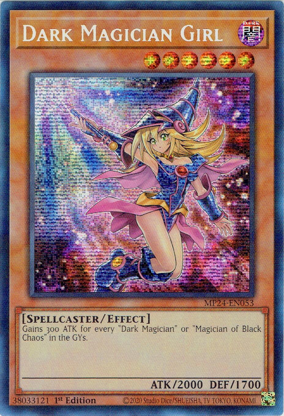 Dark Magician Girl (Alternate Art) [MP24-EN053] Prismatic Secret Rare | Shuffle n Cut Hobbies & Games