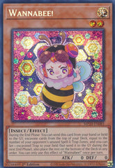 Wannabee! [MP24-EN081] Prismatic Secret Rare | Shuffle n Cut Hobbies & Games