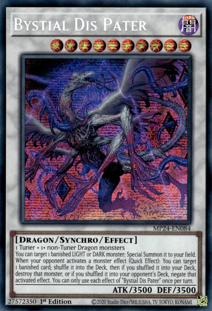 Bystial Dis Pater [MP24-EN084] Prismatic Secret Rare | Shuffle n Cut Hobbies & Games