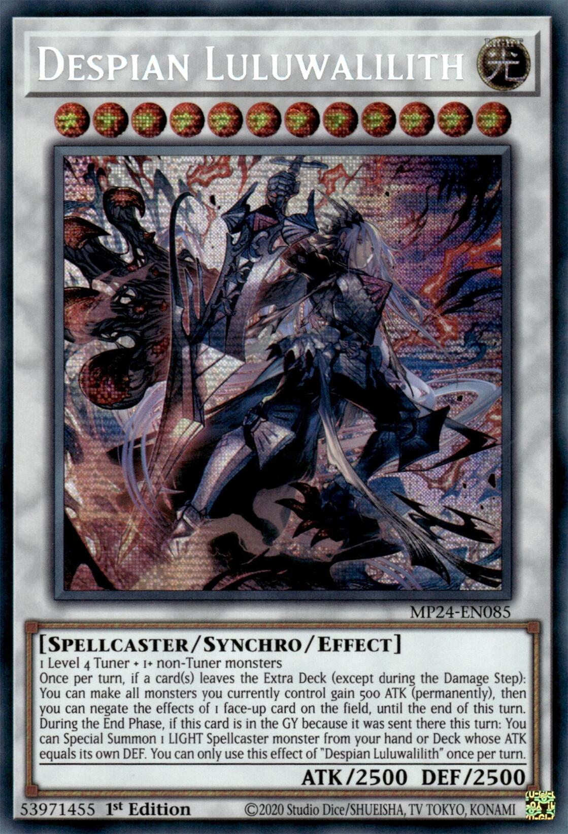 Despian Luluwalilith [MP24-EN085] Prismatic Secret Rare | Shuffle n Cut Hobbies & Games