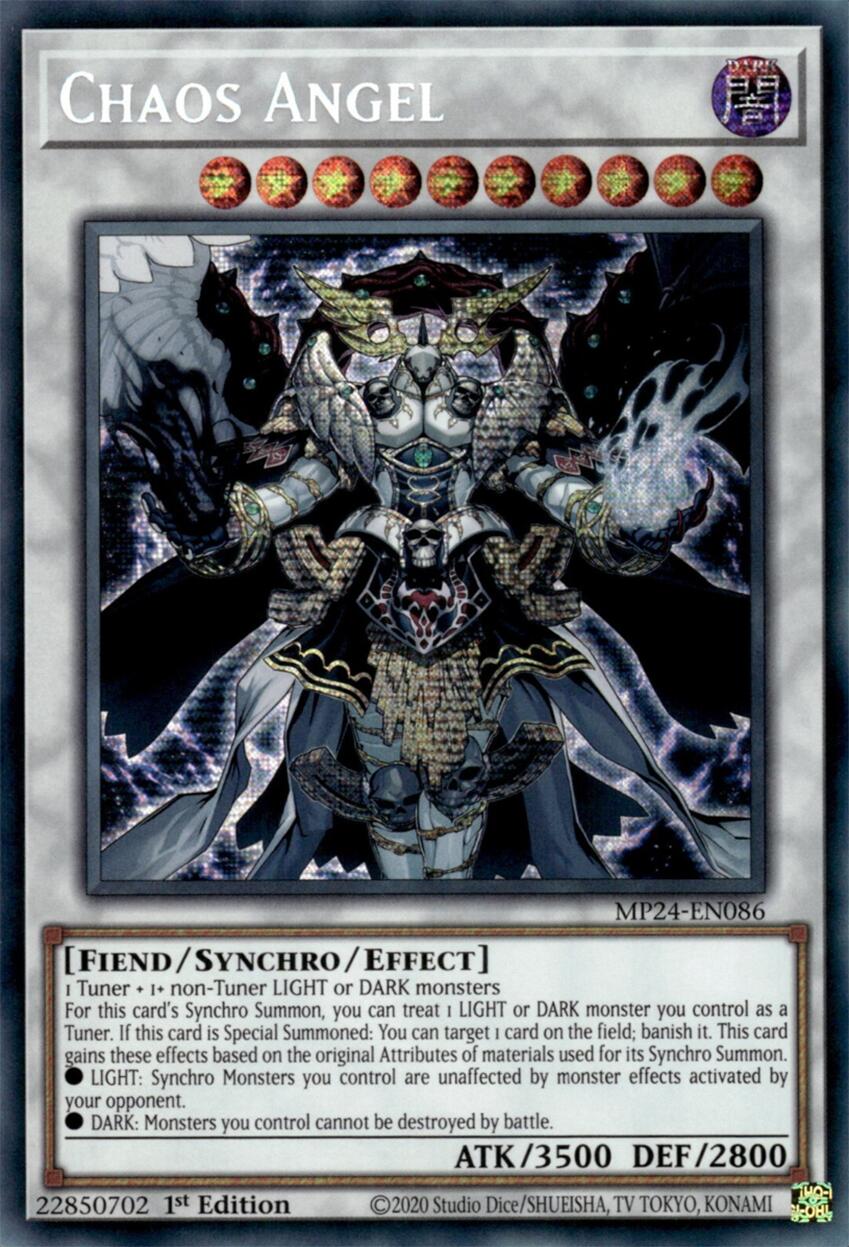 Chaos Angel [MP24-EN086] Prismatic Secret Rare | Shuffle n Cut Hobbies & Games