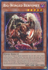 Big-Winged Berfomet [MP24-EN092] Prismatic Secret Rare | Shuffle n Cut Hobbies & Games