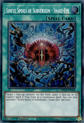 Sinful Spoils of Subversion - Snake-Eye [MP24-EN104] Prismatic Secret Rare | Shuffle n Cut Hobbies & Games