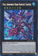 Full Armored Dark Knight Lancer [MP24-EN118] Prismatic Secret Rare | Shuffle n Cut Hobbies & Games