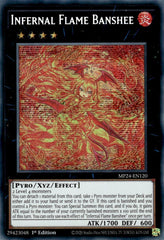 Infernal Flame Banshee [MP24-EN120] Prismatic Secret Rare | Shuffle n Cut Hobbies & Games