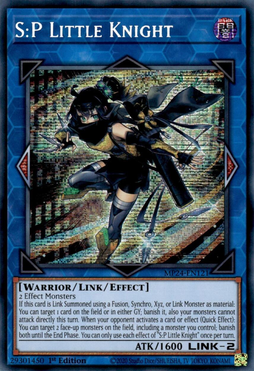 S:P Little Knight [MP24-EN121] Prismatic Secret Rare | Shuffle n Cut Hobbies & Games