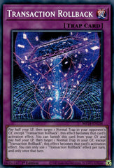 Transaction Rollback [MP24-EN134] Prismatic Secret Rare | Shuffle n Cut Hobbies & Games