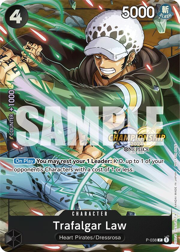 Trafalgar Law (P-038) (CS 2024 Event Pack) [One Piece Promotion Cards] | Shuffle n Cut Hobbies & Games