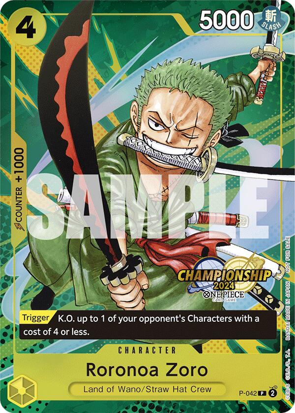 Roronoa Zoro (CS 2024 Event Pack) [One Piece Promotion Cards] | Shuffle n Cut Hobbies & Games