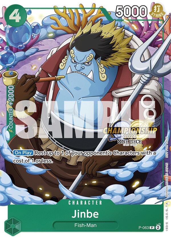 Jinbe (CS 2024 Event Pack) [One Piece Promotion Cards] | Shuffle n Cut Hobbies & Games