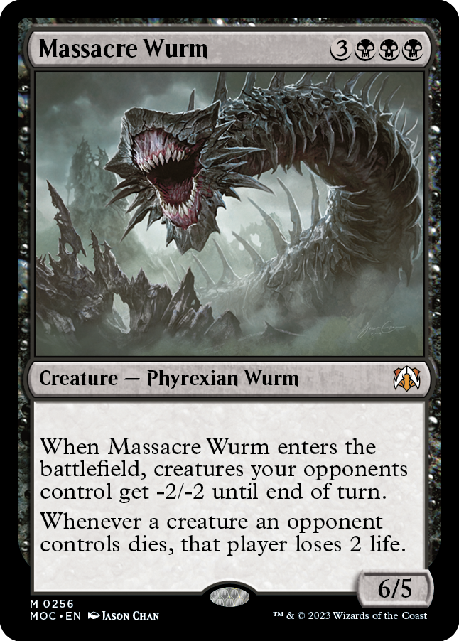 Massacre Wurm [March of the Machine Commander] | Shuffle n Cut Hobbies & Games