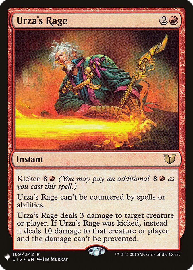 Urza's Rage [The List] | Shuffle n Cut Hobbies & Games