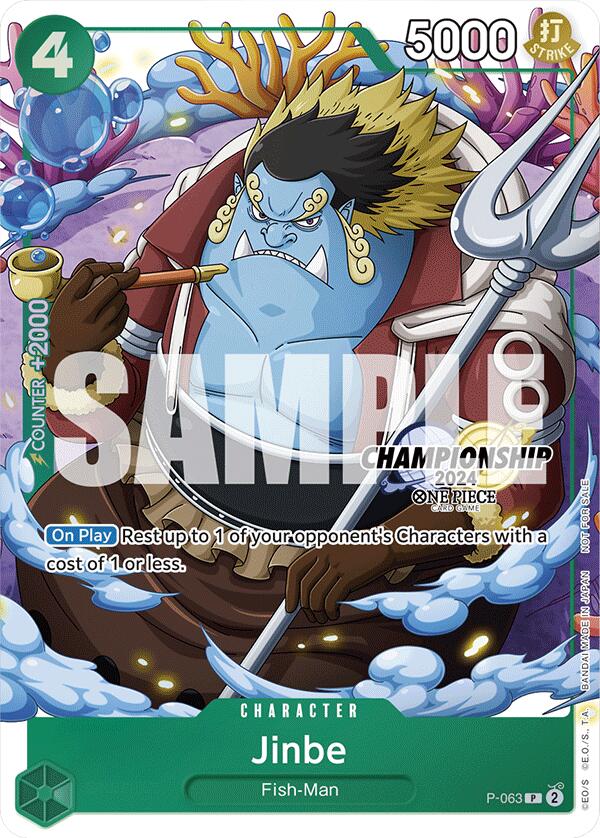 Jinbe (CS 2024 Event Pack Finalist) [One Piece Promotion Cards] | Shuffle n Cut Hobbies & Games