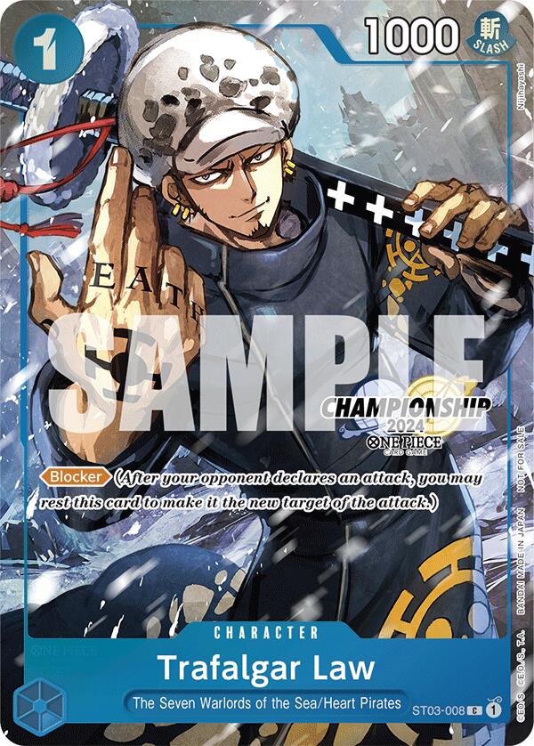 Trafalgar Law (ST03-008) (CS 2024 Event Pack Finalist) [One Piece Promotion Cards] | Shuffle n Cut Hobbies & Games