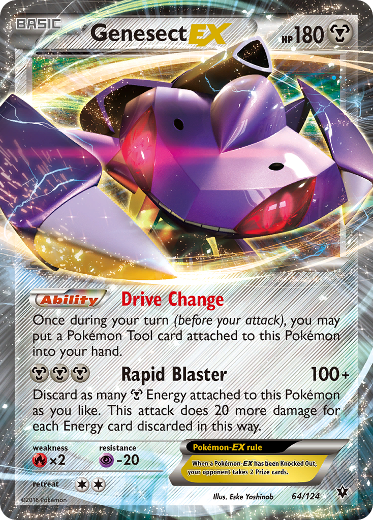 Genesect EX (64/124) [XY: Fates Collide] | Shuffle n Cut Hobbies & Games