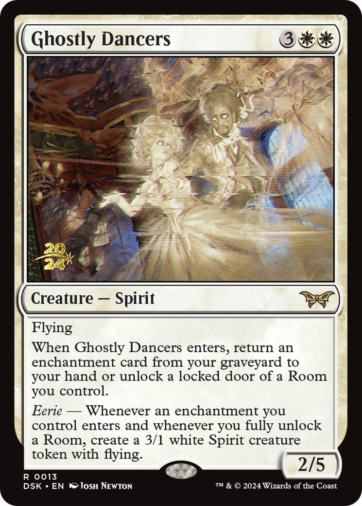 Ghostly Dancers [Duskmourn: House of Horror Prerelease Promos] | Shuffle n Cut Hobbies & Games