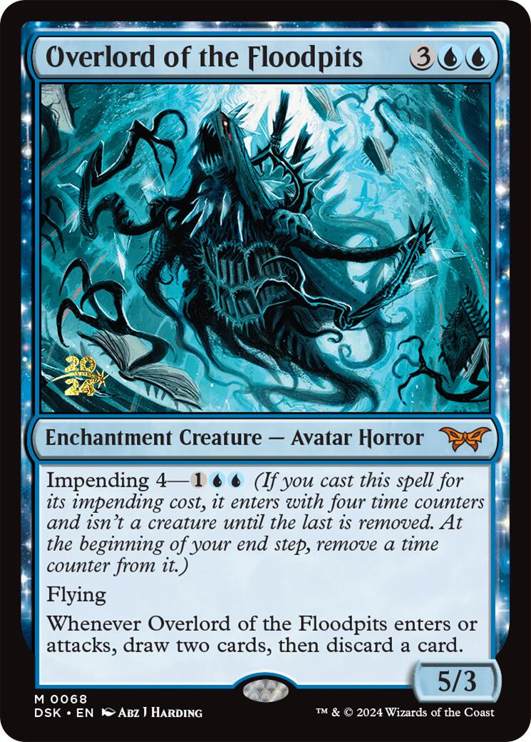 Overlord of the Floodpits [Duskmourn: House of Horror Prerelease Promos] | Shuffle n Cut Hobbies & Games