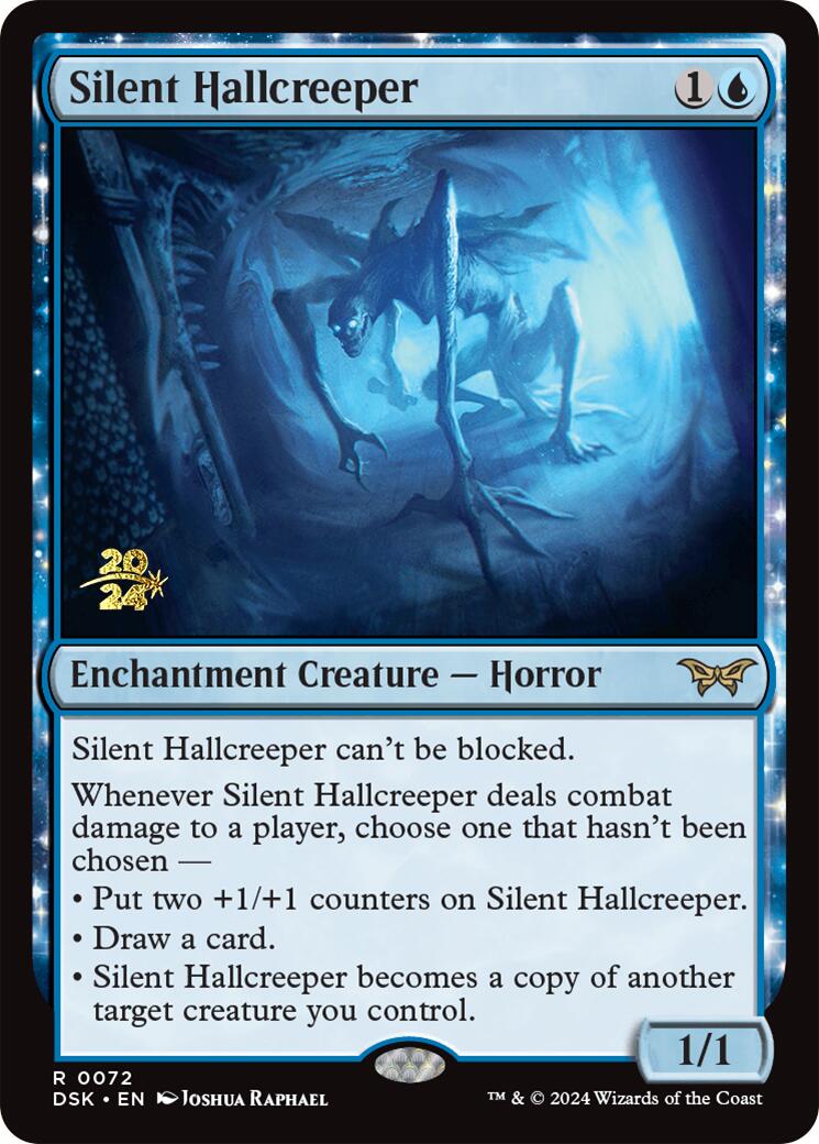 Silent Hallcreeper [Duskmourn: House of Horror Prerelease Promos] | Shuffle n Cut Hobbies & Games