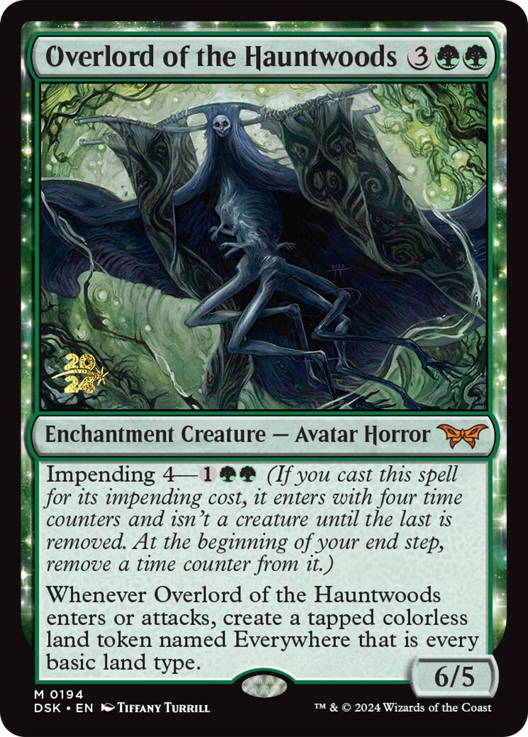 Overlord of the Hauntwoods [Duskmourn: House of Horror Prerelease Promos] | Shuffle n Cut Hobbies & Games