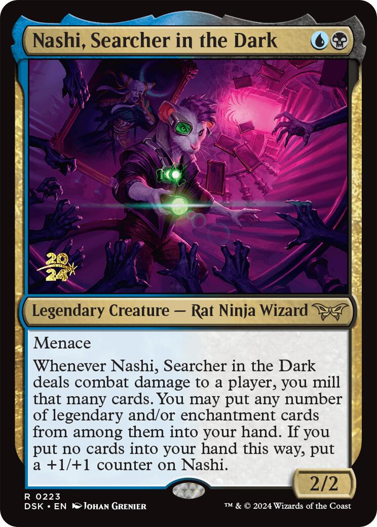 Nashi, Searcher in the Dark [Duskmourn: House of Horror Prerelease Promos] | Shuffle n Cut Hobbies & Games