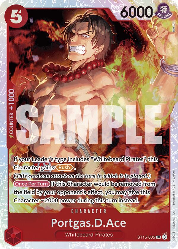 Portgas.D.Ace [Starter Deck: RED Edward.Newgate] | Shuffle n Cut Hobbies & Games