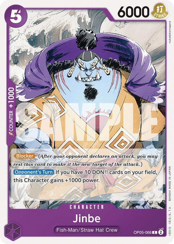 Jinbe [Starter Deck: PURPLE Monkey.D.Luffy] | Shuffle n Cut Hobbies & Games