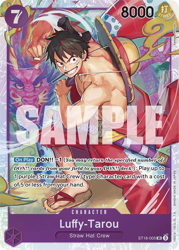 Luffy-Tarou [Starter Deck: PURPLE Monkey.D.Luffy] | Shuffle n Cut Hobbies & Games