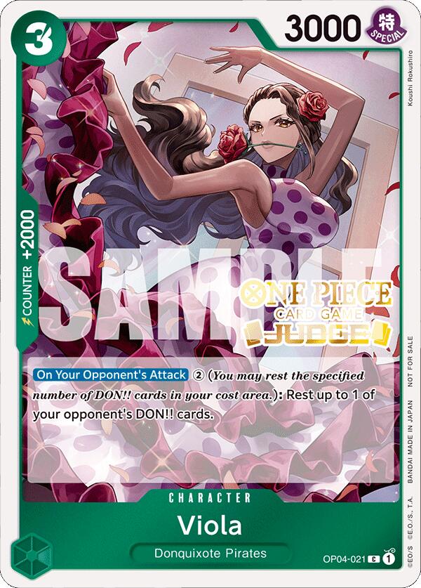 Viola (Judge Pack Vol. 4) [One Piece Promotion Cards] | Shuffle n Cut Hobbies & Games