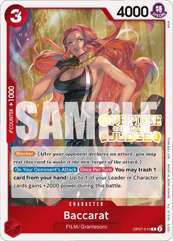 Baccarat (Judge Pack Vol. 4) [One Piece Promotion Cards] | Shuffle n Cut Hobbies & Games