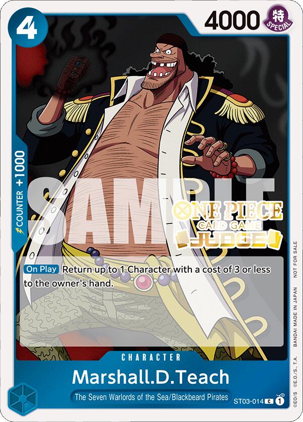 Marshall.D.Teach (Judge Pack Vol. 4) [One Piece Promotion Cards] | Shuffle n Cut Hobbies & Games