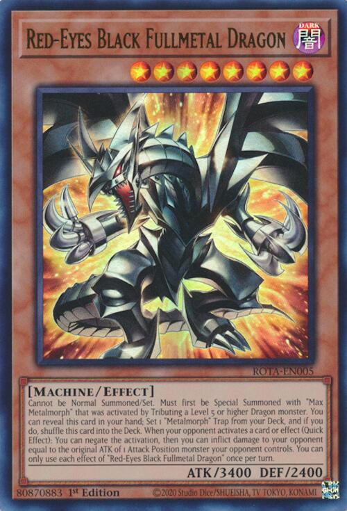 Red-Eyes Black Fullmetal Dragon [ROTA-EN005] Ultra Rare | Shuffle n Cut Hobbies & Games