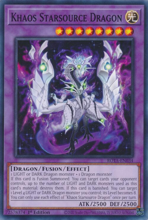 Khaos Starsource Dragon [ROTA-EN034] Common | Shuffle n Cut Hobbies & Games