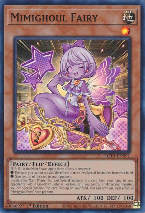 Mimighoul Fairy [ROTA-EN091] Super Rare | Shuffle n Cut Hobbies & Games