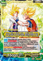 SS Son Goku // SS Son Goku & SS Son Gohan, Battling Father & Son (BT26-090) [Ultimate Advent Prerelease Promos] | Shuffle n Cut Hobbies & Games