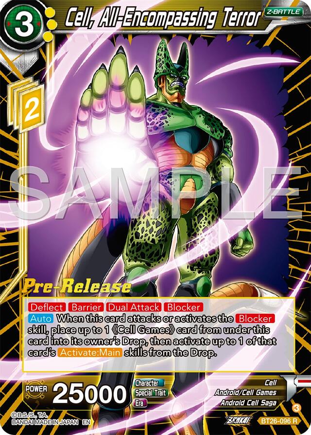 Cell, All-Encompassing Terror (BT26-096) [Ultimate Advent Prerelease Promos] | Shuffle n Cut Hobbies & Games