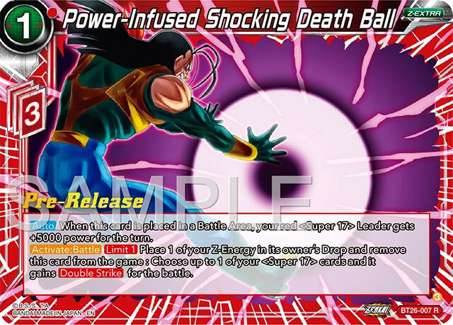 Power-Infused Shocking Death Ball (BT26-007) [Ultimate Advent Prerelease Promos] | Shuffle n Cut Hobbies & Games