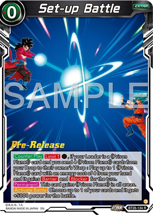 Set-up Battle (BT26-134) [Ultimate Advent Prerelease Promos] | Shuffle n Cut Hobbies & Games